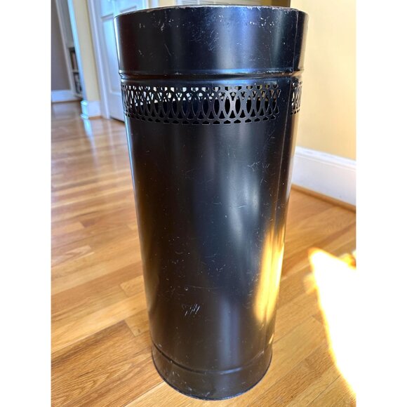 1950s handpainted metal umbrella stand/ hamper or waste basket - Picture 7 of 8